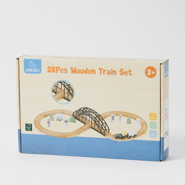 Zookabee Wooden Train Set