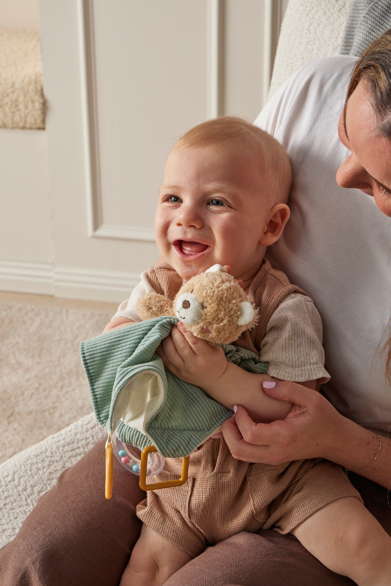 Jiggle & Giggle Huggies Blue Comfort Teddy Bear