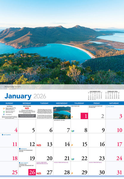 Calendar 2026  Australia Naturally - 335x242mm