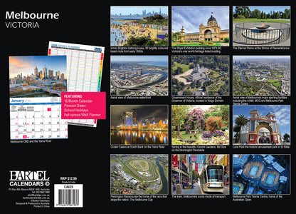 Calendar 2026  Melbourne 335x242mm 