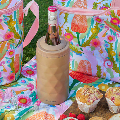 Wine Bottle Cooler Stainless Gold