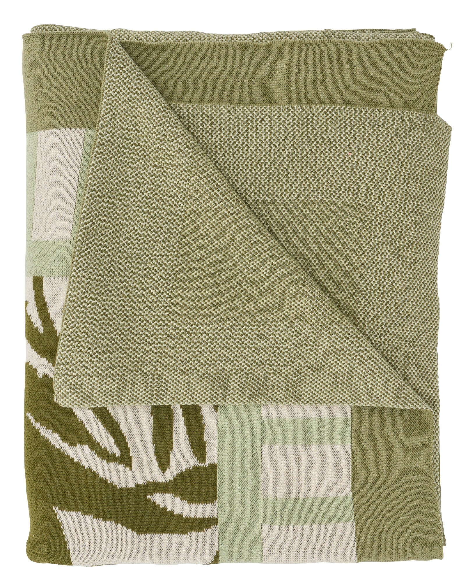 Throw Cotton Knit - Abstract Gums