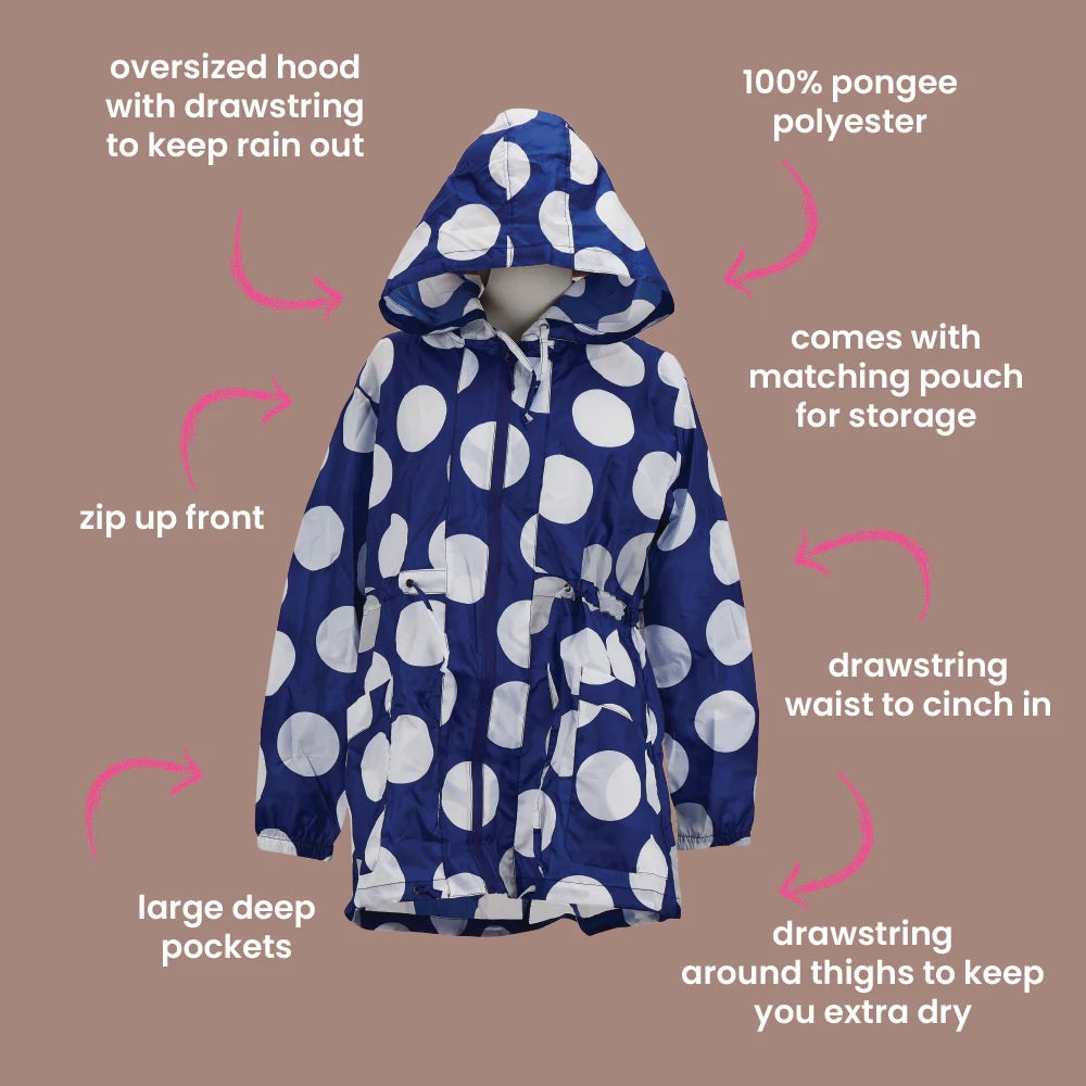 Spray Jacket - Navy Spot L/xl