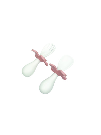 Flower Fork & Spoon Set - Assorted Colours