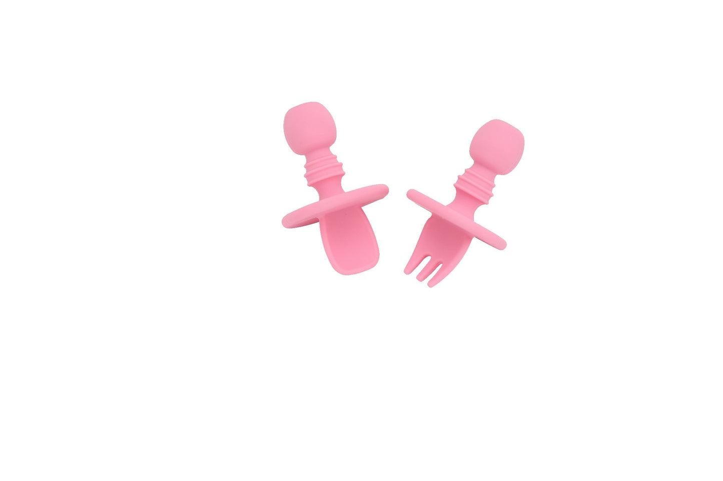 Silicone Little Spoon & Fork - Pinkspoon & Fork Pink