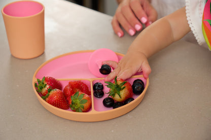 Silicone Little Spoon & Fork - Pinkspoon & Fork Pink