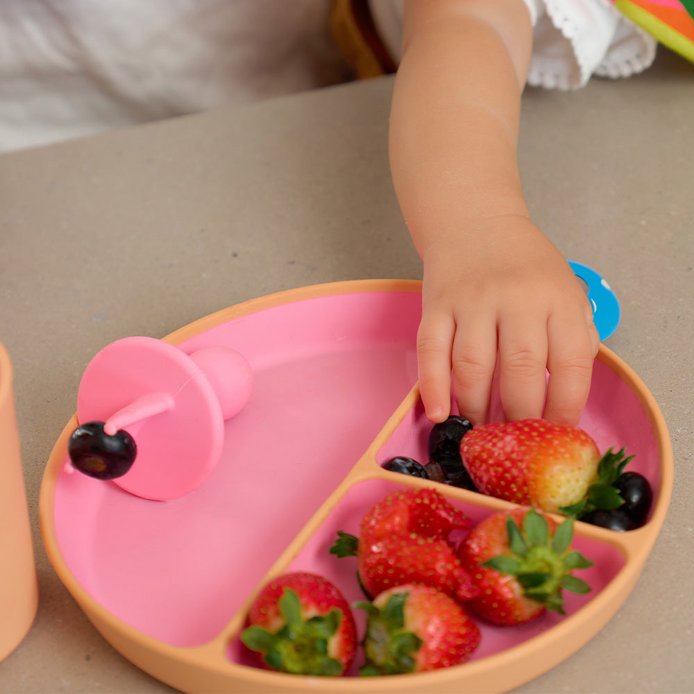 Silicone Little Spoon & Fork - Pinkspoon & Fork Pink