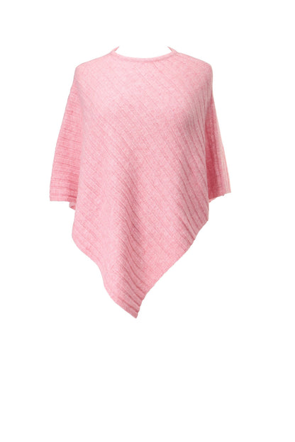 Knit Poncho - Light Pink