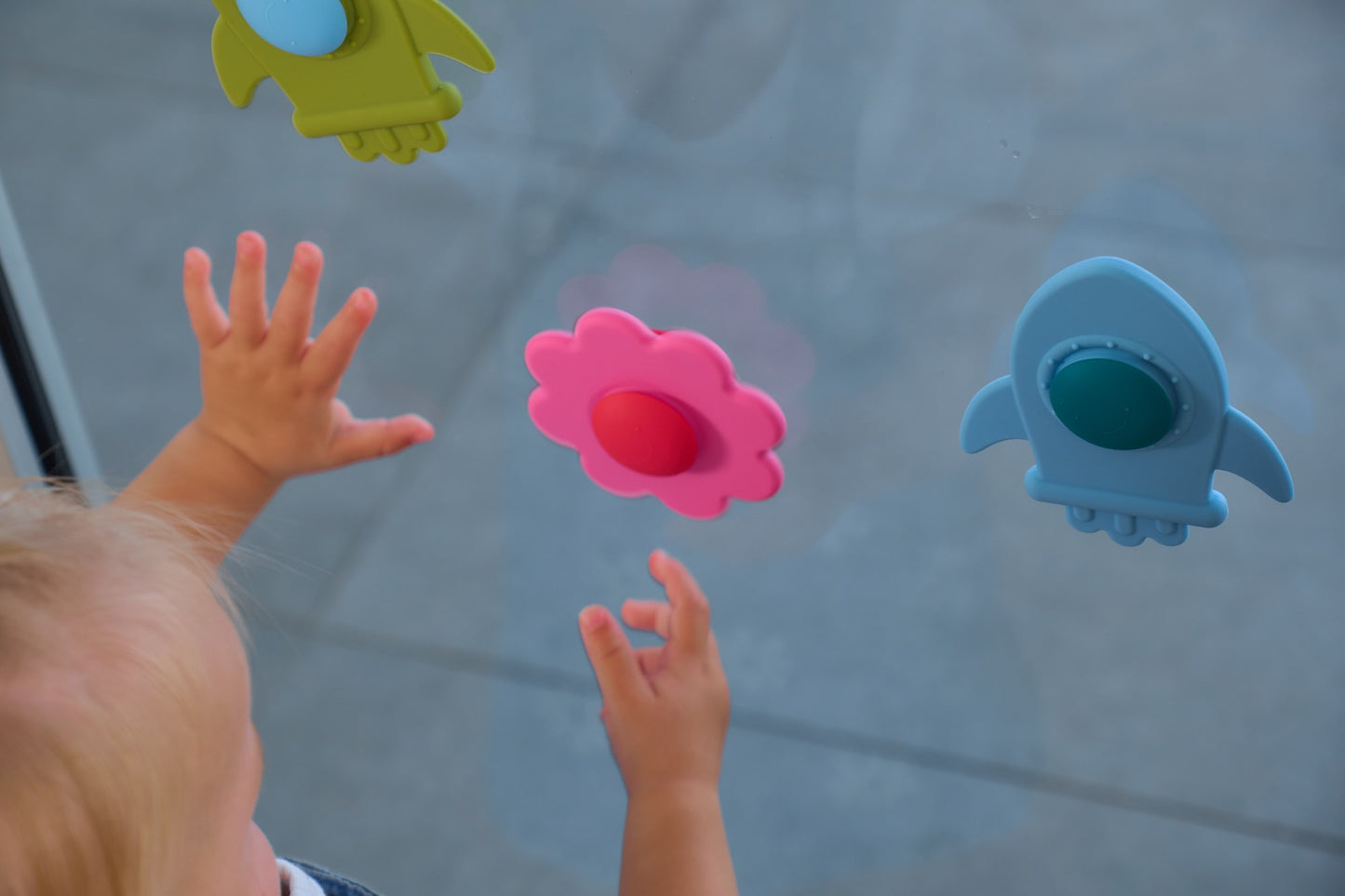 Silicone Rocket Spinner - Assorted Colours