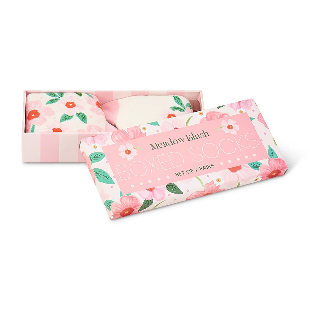 Socks - Meadow Blush Boxed 2pc