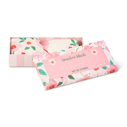 Socks - Meadow Blush Boxed 2pc