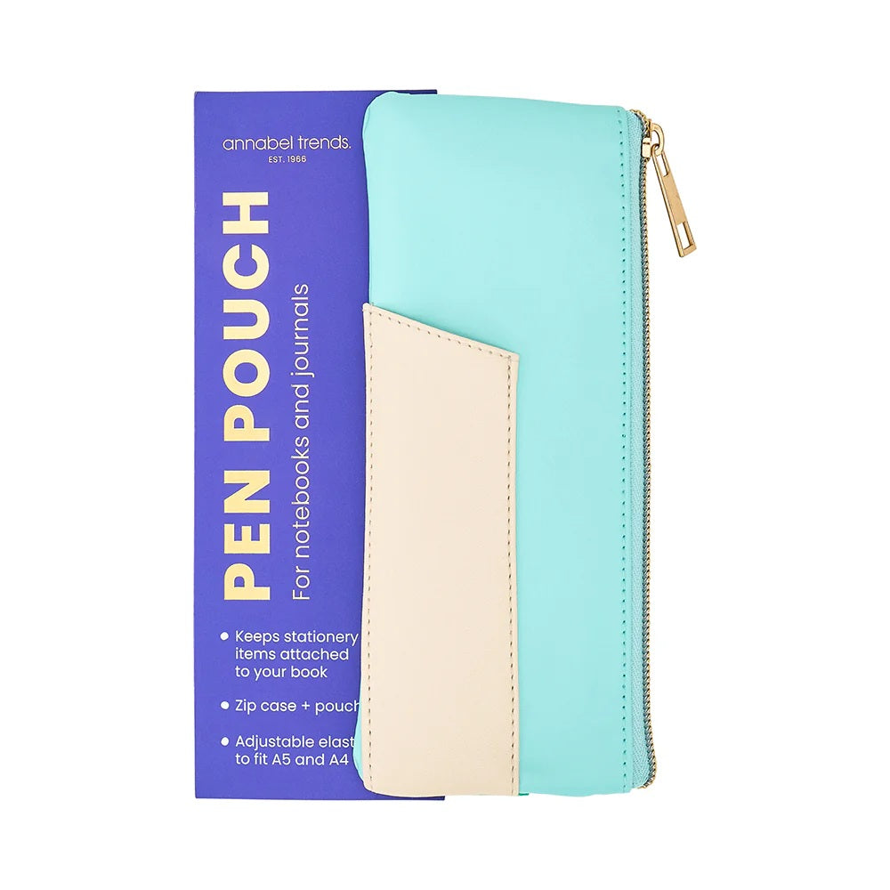 Pen Pouch - Aqua
