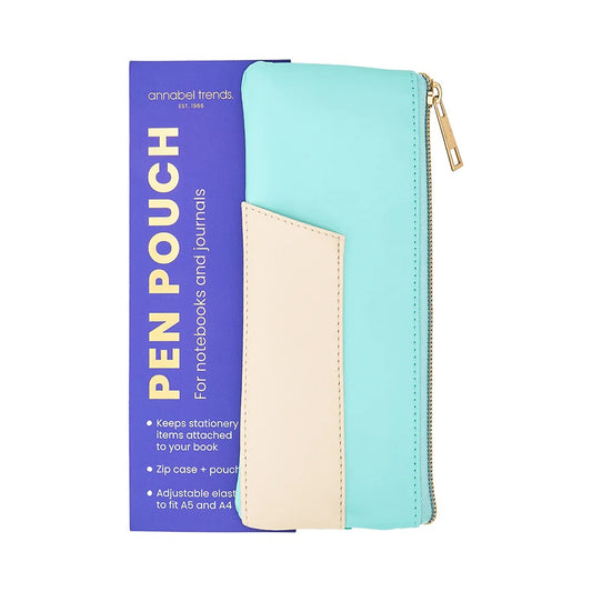 Pen Pouch - Aqua