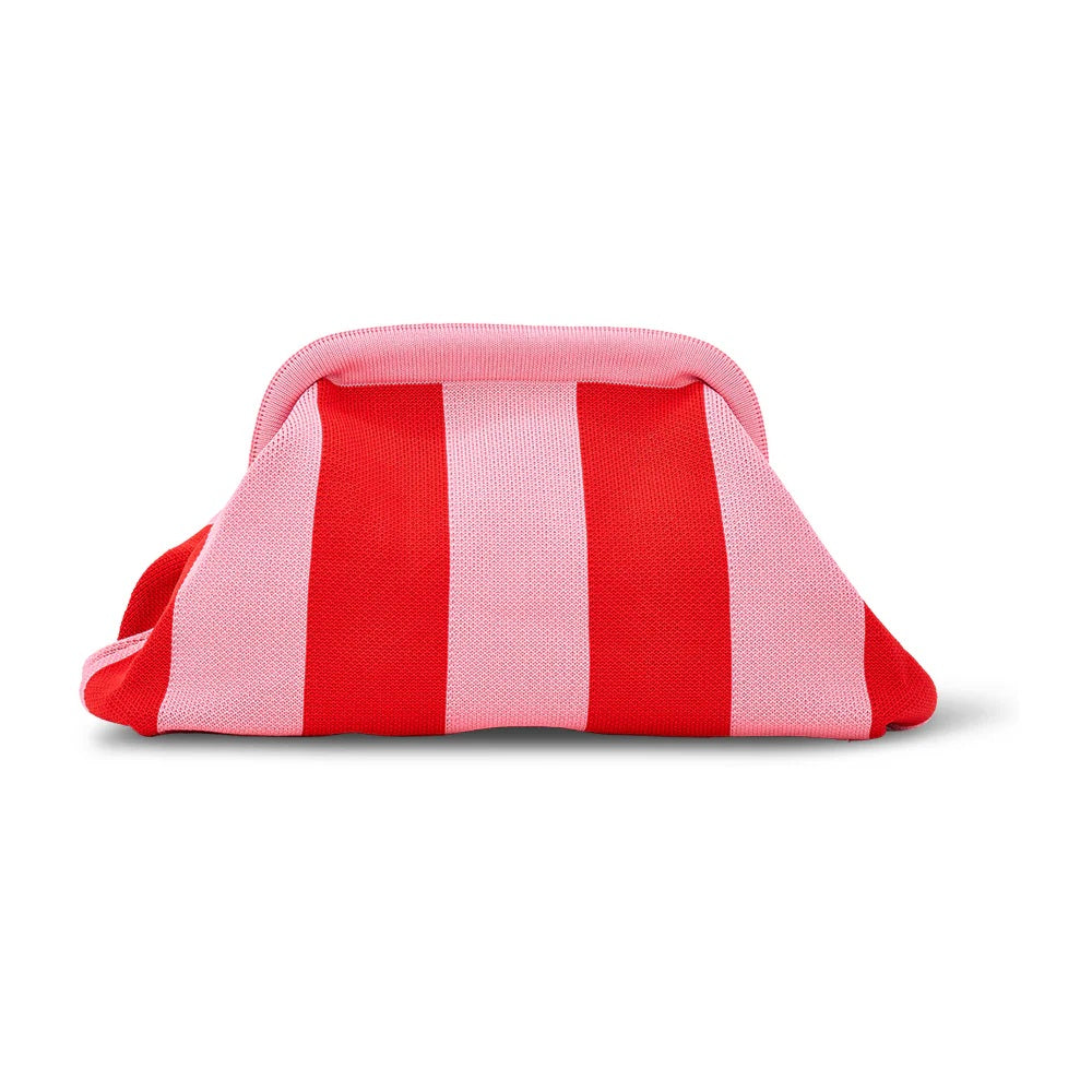Dumpling Clutch Bag Pink/red
