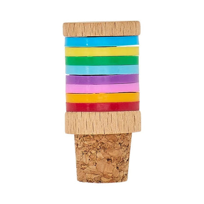 Sili Marker 8 Pc Cork Bottle Stopper