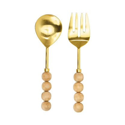 Orb Salad Servers -natural