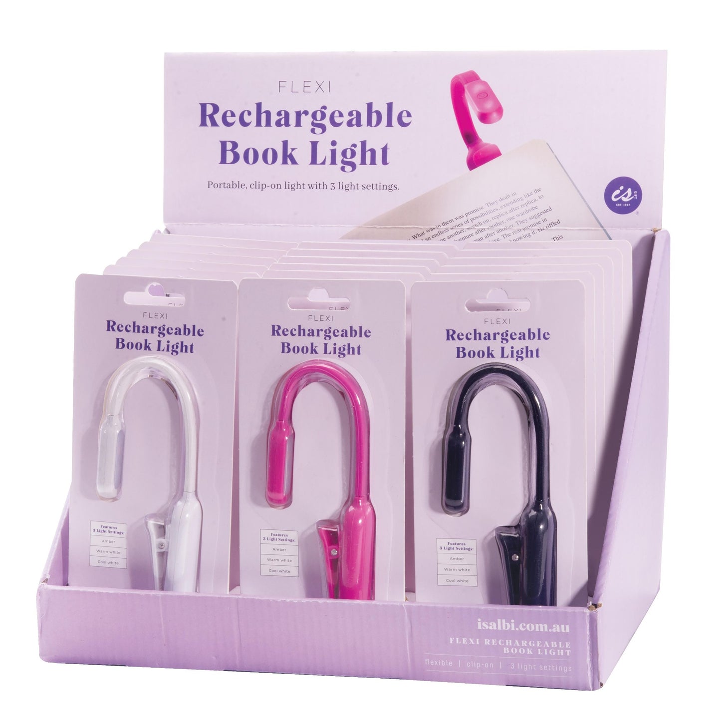 Flexi Clip On Book Light