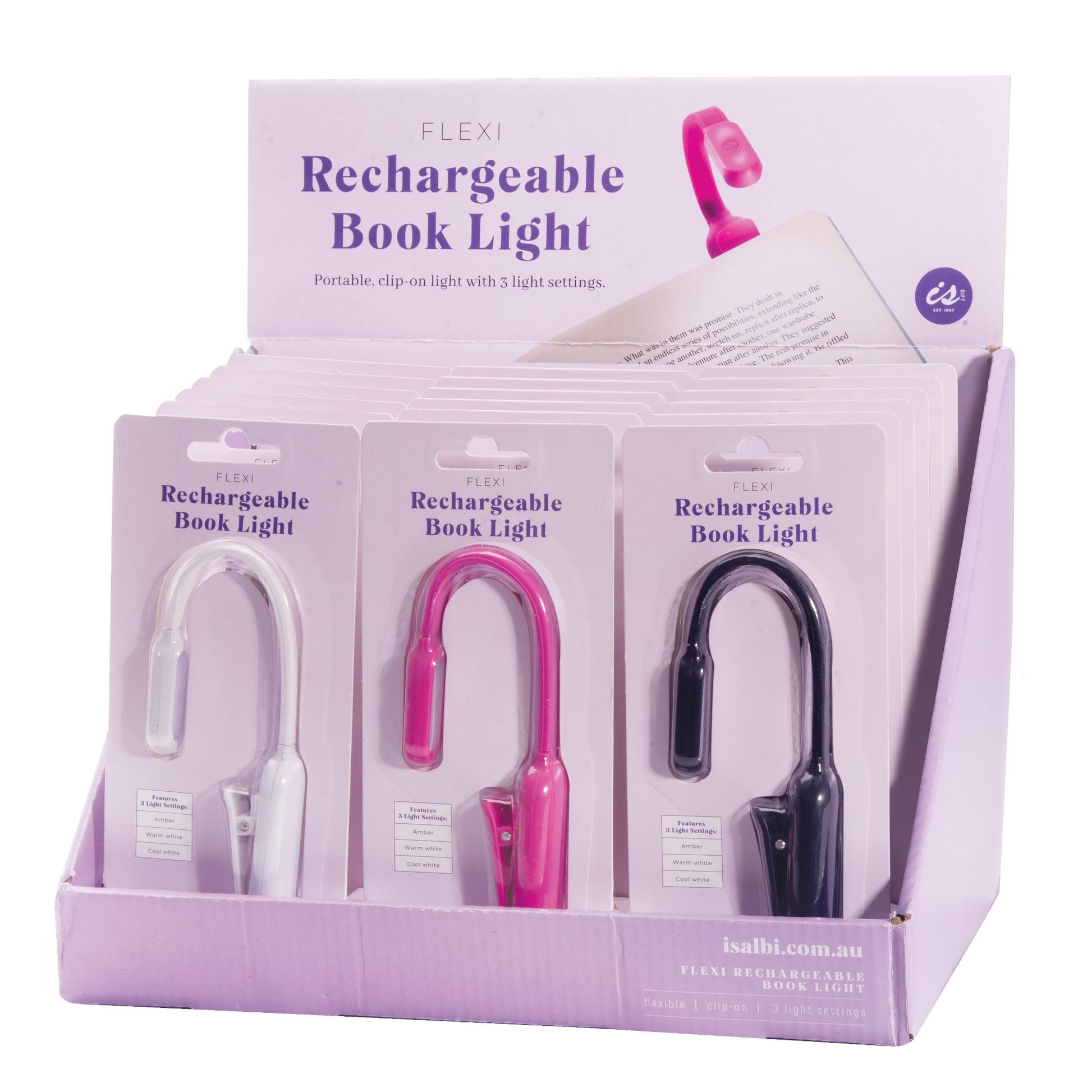 Flexi Clip On Book Light