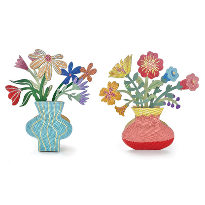Vase Of Flowers Diamond Art