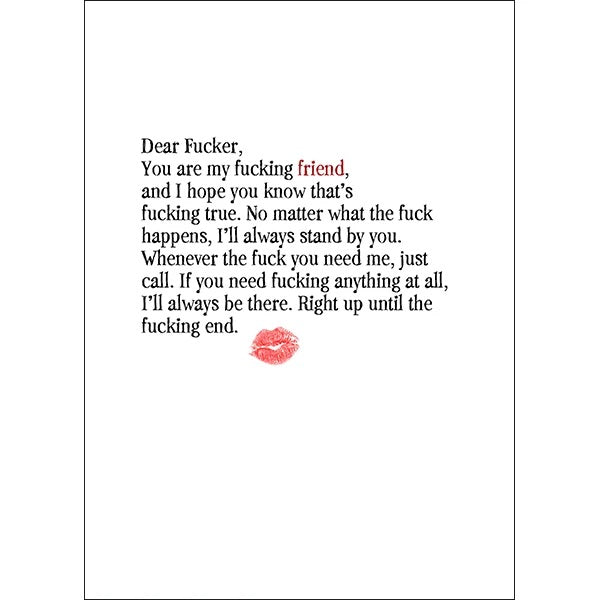 Defamations Dear Fucker