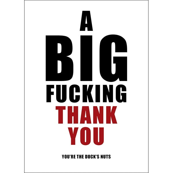 Defamations A Big Fucking Thank You