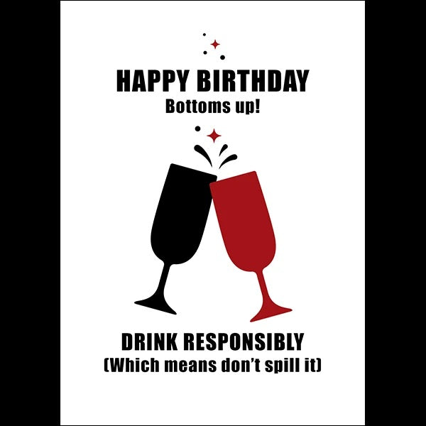 Deff Happy Birthday Bottoms Up