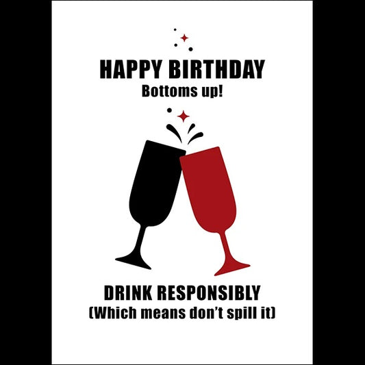 Deff Happy Birthday Bottoms Up