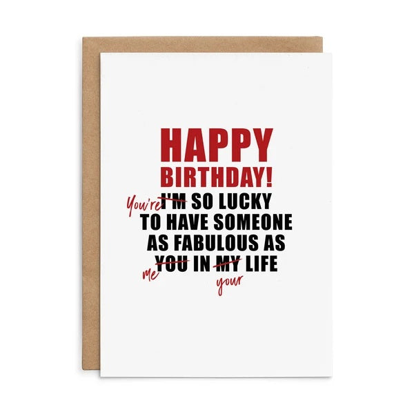 Happy Birthday You're So Lucky - Deffamations