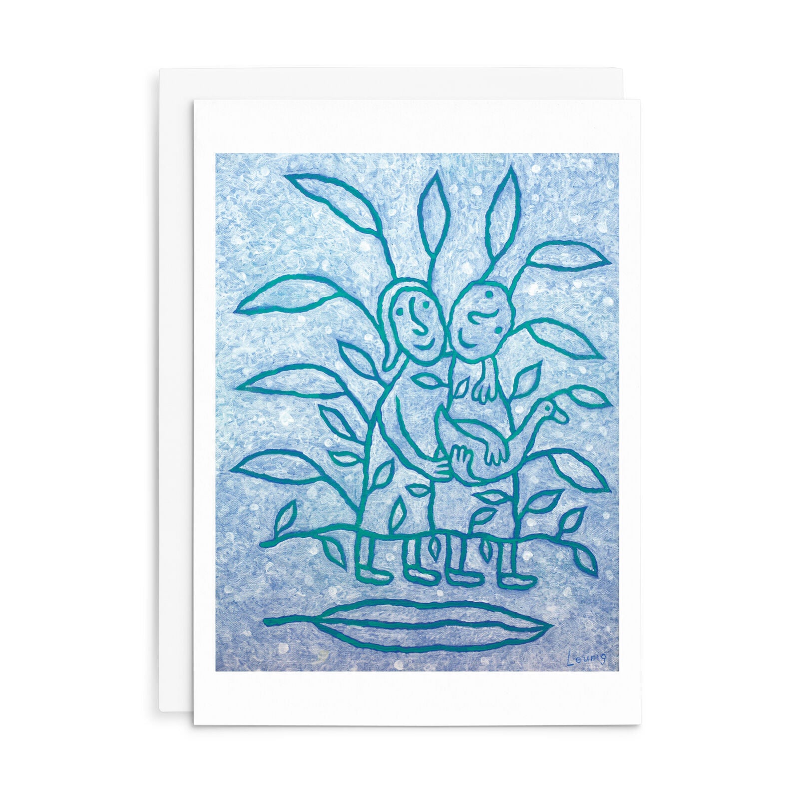 Leunig All Occasions Greeting Card - Family Portrait