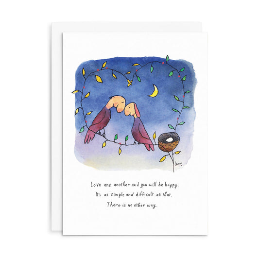 Leunig All Occasions Greeting Card - Love One Another