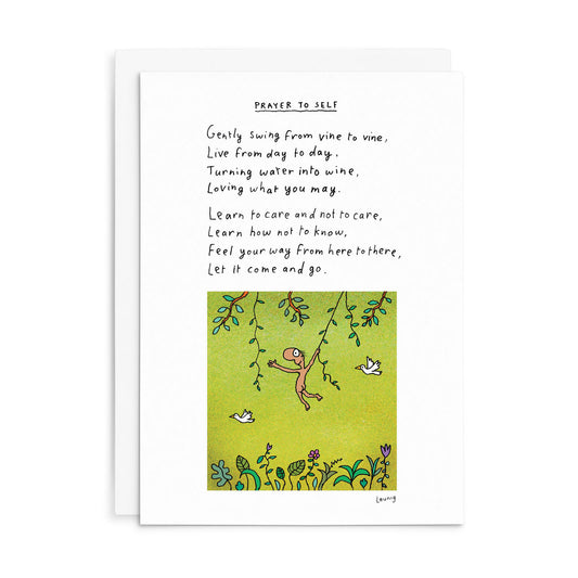 Leunig All Occasions Greeting Card - Prayer To Self