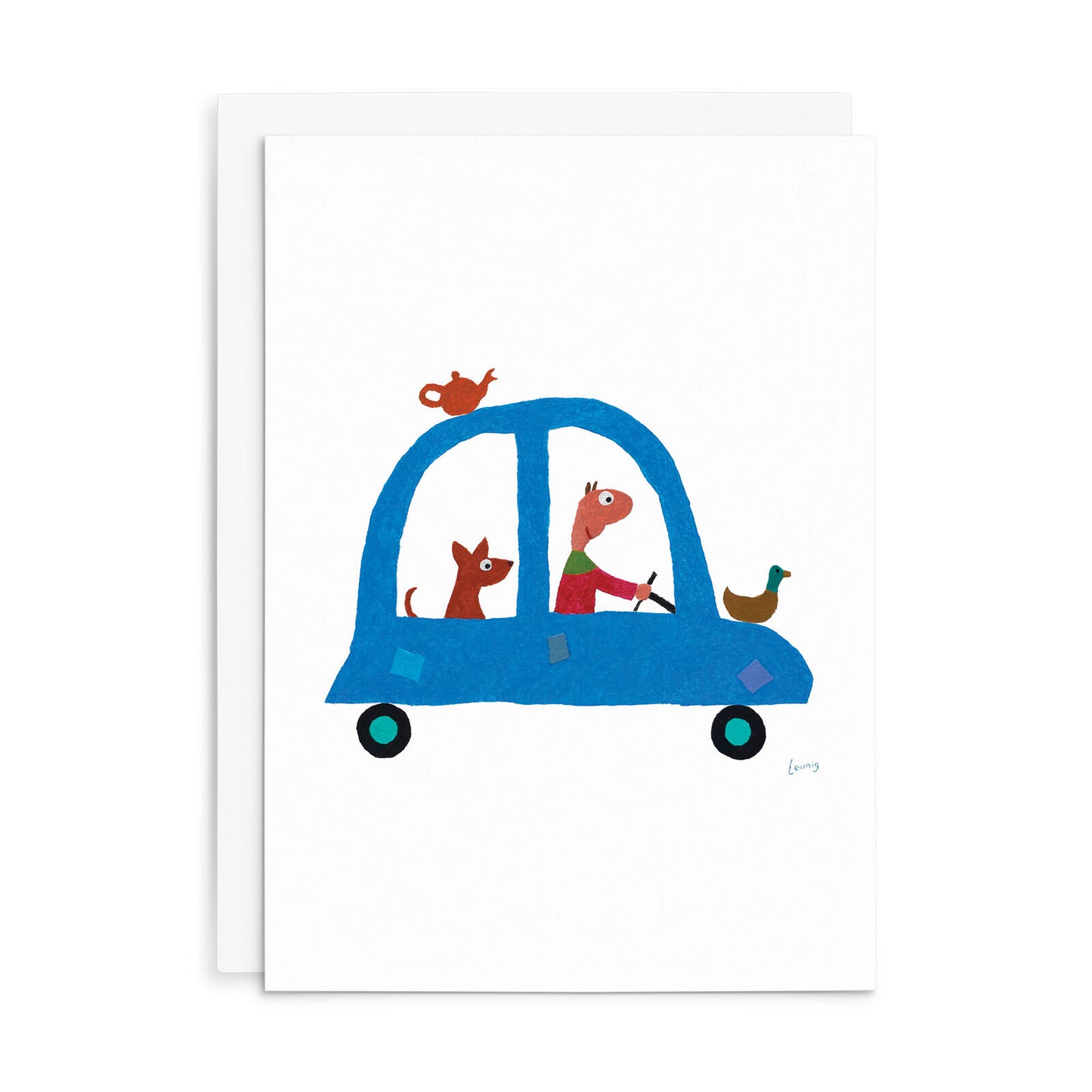 Leunig All Occasions Greeting Card - New Journey