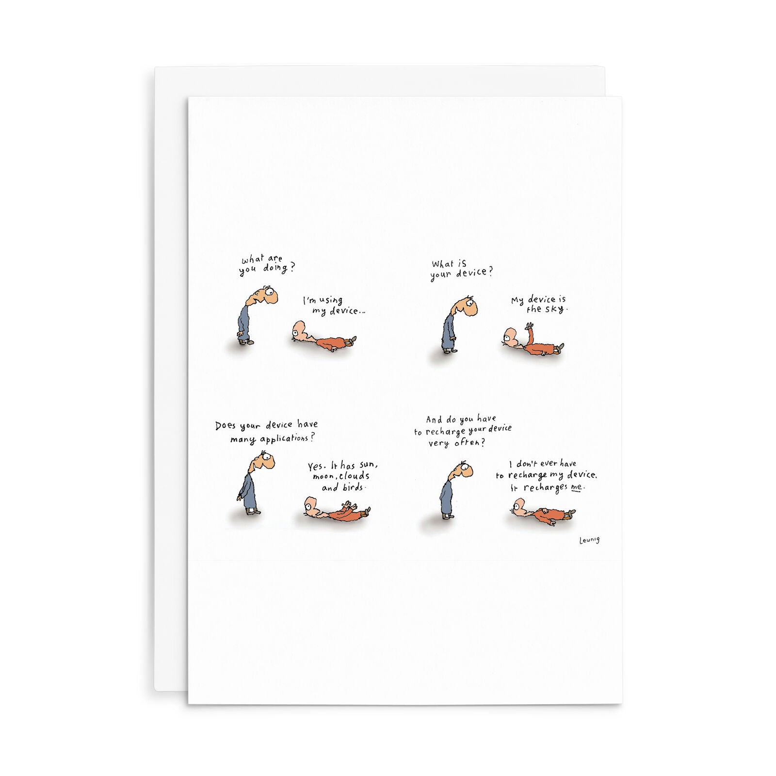 Leunig All Occasions Greeting Card - Device
