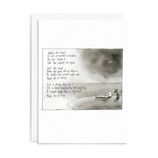 Leunig All Occasions Greeting Card - When The Heart