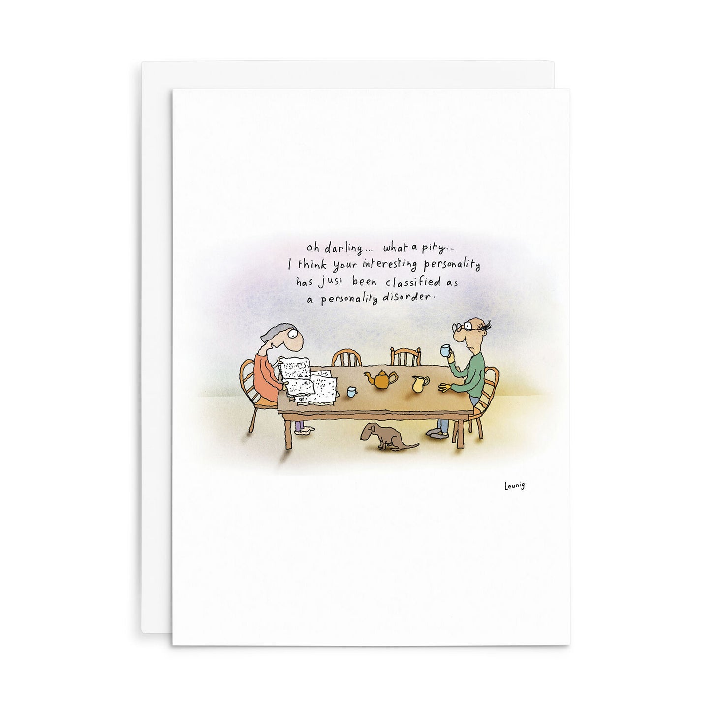 Leunig All Occasions Greeting Card - Personality Disorder