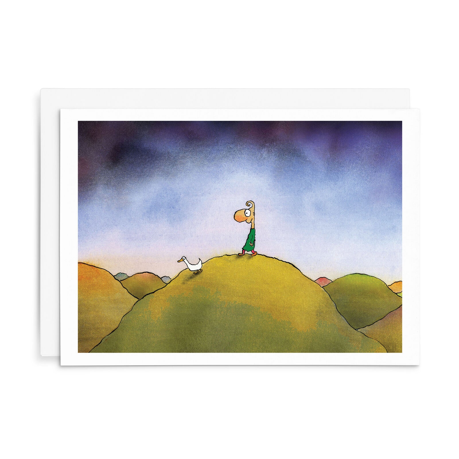 Leunig All Occasions Greeting Card - Wandering
