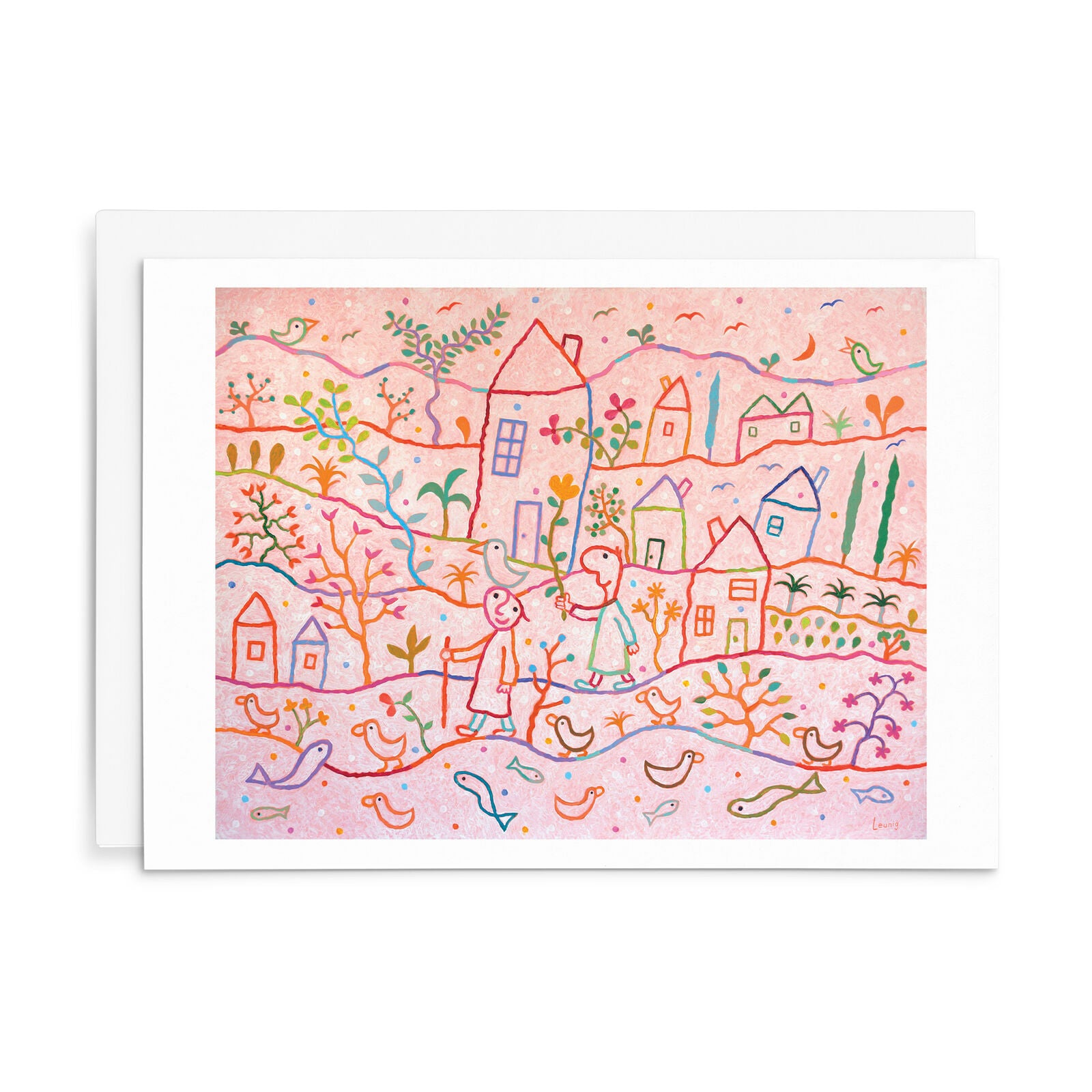 Leunig All Occasions Greeting Card - Wonderland