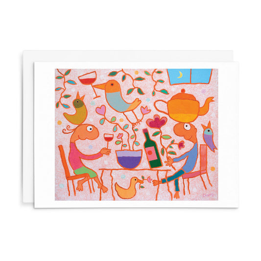 Leunig All Occasions Greeting Card - Table For Two