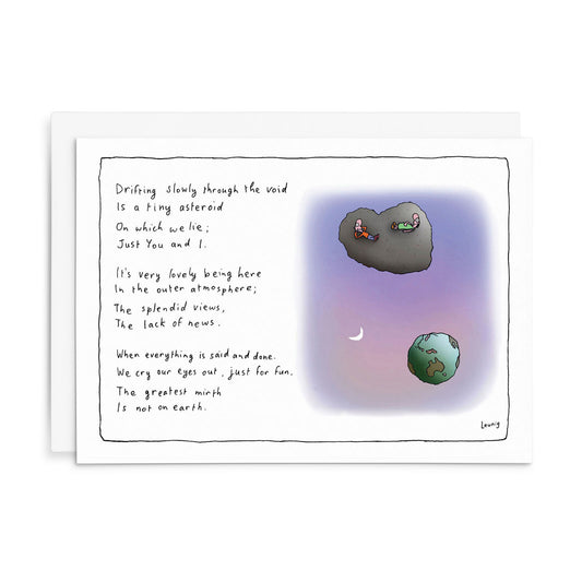 Leunig All Occasions Greeting Card - Asteroid