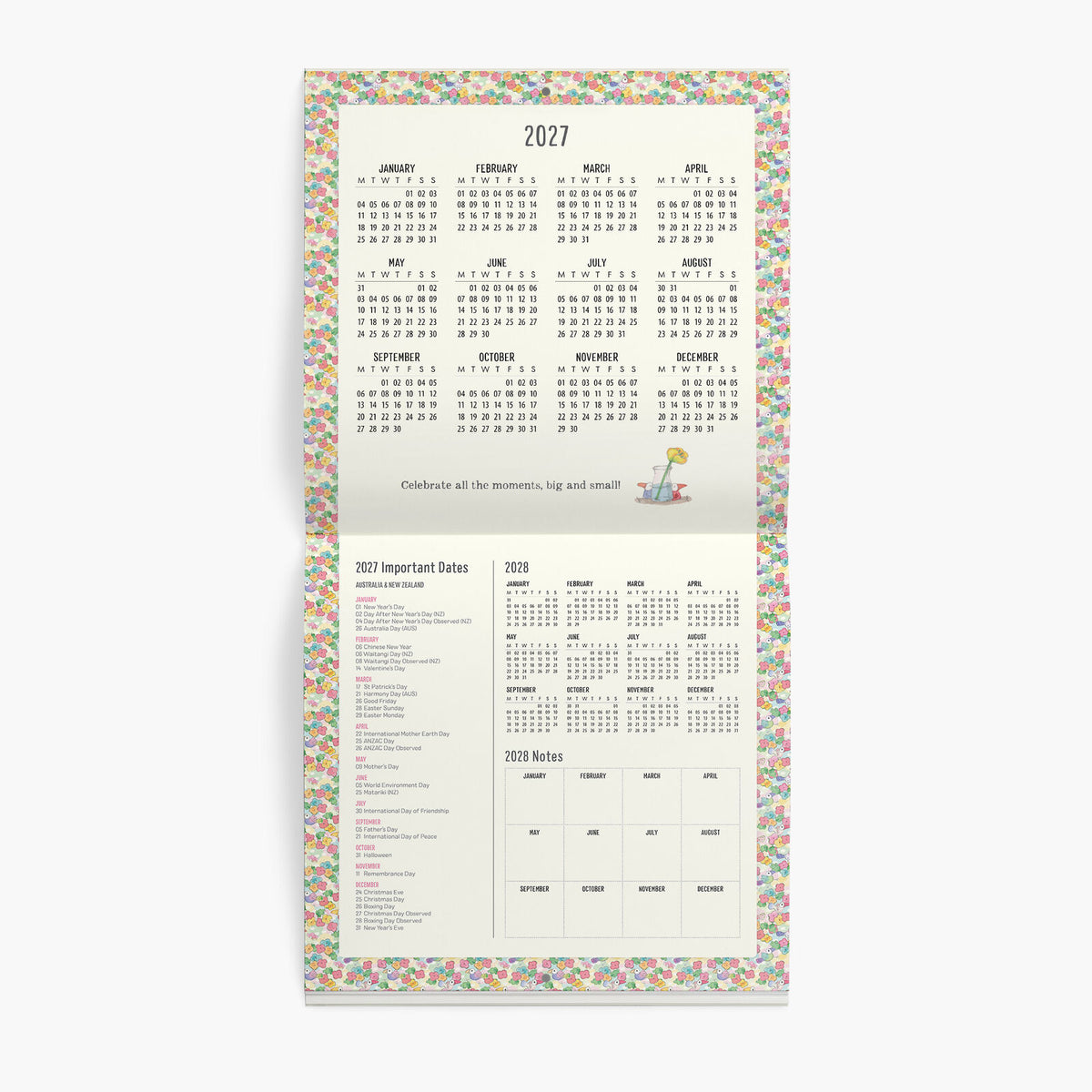 Twigseeds 2027 Wall Calendar