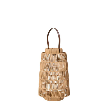 Atlas Solar Lantern 23x23x35 Brown