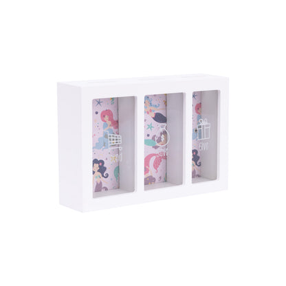 Kids Mermaid Money Box Spend & Save