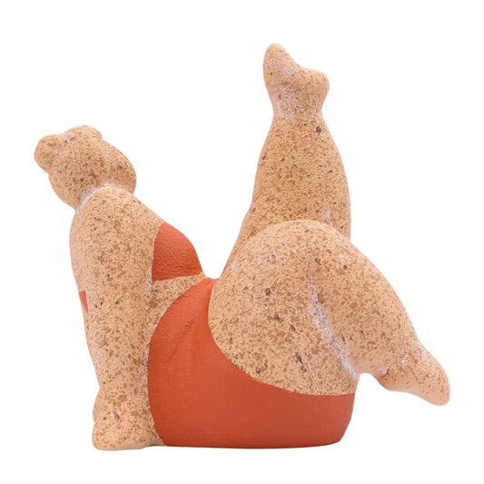 Billie Bathing Terracotta Status Red
