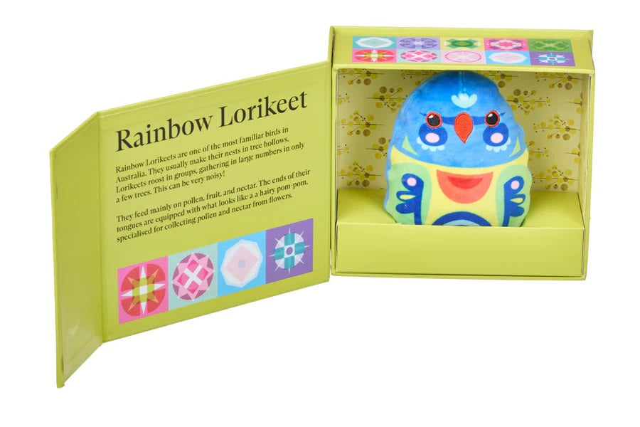 Wonderscope Rainbow Lorikeet Soft Toy - Pete Cramer