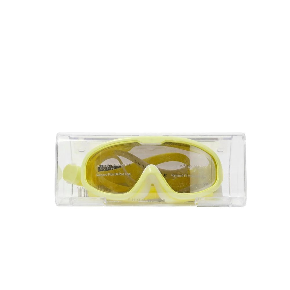 Sunnylife Kids Swim Mask Salty The Shark Neon Yellow