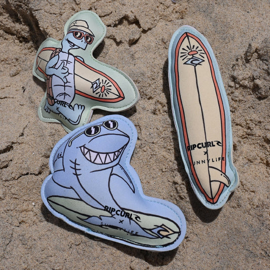 Sunnylife Dive Buddies Shred Turtle Aqua Set Of 3