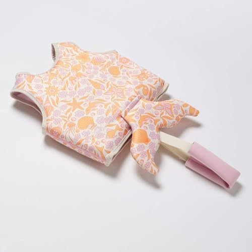 Sunnylife Kids Swim Vest 1-2 | Ocean Magic Pink 3d