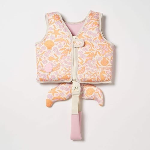 Sunnylife Kids Swim Vest 1-2 | Ocean Magic Pink 3d