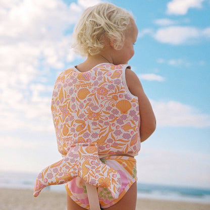 Sunnylife Kids Swim Vest 2-3 Ocean Magic Pink 3d