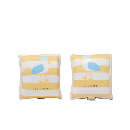 Sunnylife Kids Floaties Sammy The Seagull Mustard Stripe